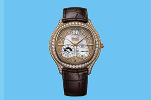 伯爵黑带系列双时区旧手表回收价钱中规中矩是因为什么
