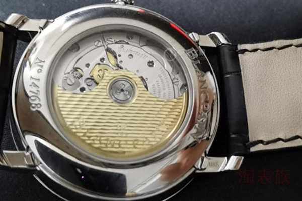 二手宝珀经典系列6654手表背面机芯