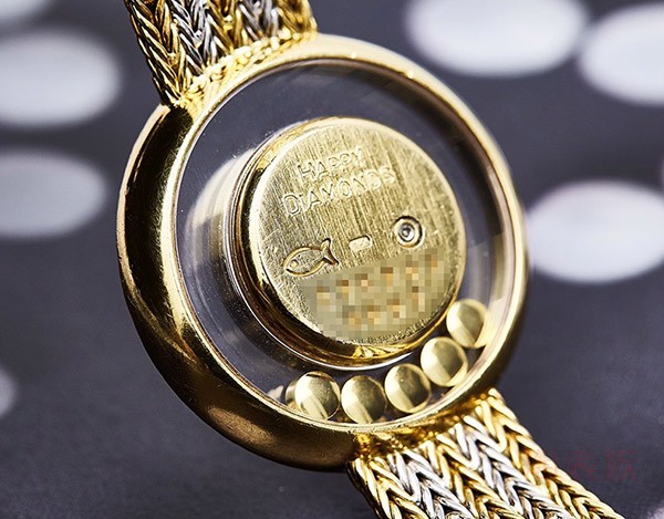 萧邦快乐钻石系列精钢+18K黄金手表