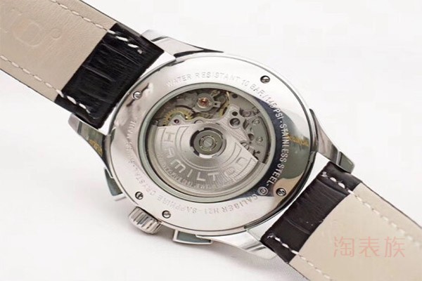 二手汉米尔顿爵士系列自动机械手表背面展示图