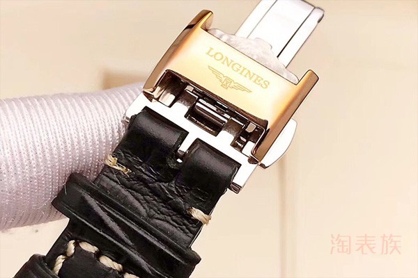 浪琴 制表传统系列 自动机械手表表带细节展示