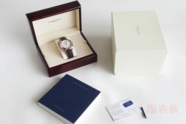二手浪琴 伊米亚系列 自动机械 手表整体盒装展示