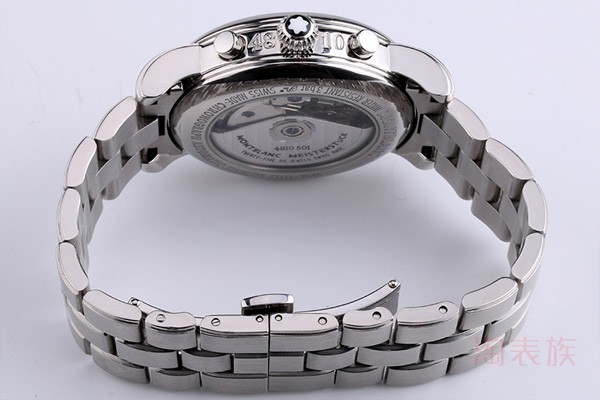 二手万宝龙明星系列自动机械手表整体侧面展示