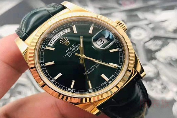 二手劳力士星期日志型系列18k黄金手表